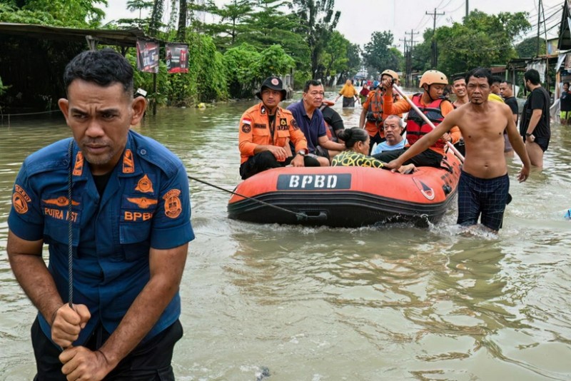 İndoneziyada daşqınlar: Ölənlərin sayı 900 nəfəri keçdi