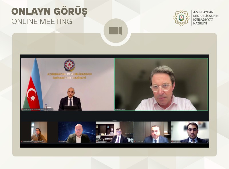 Mikayıl Cabbarov Andreas Şoyerlə görüşdü