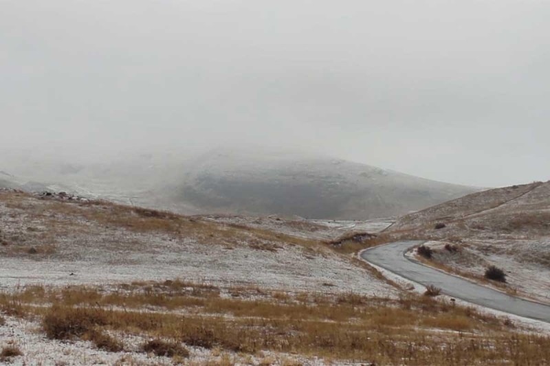 Naxçıvana qar yağdı