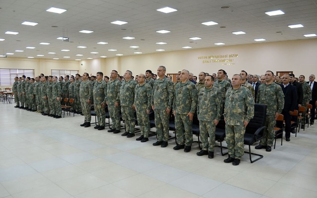 Zabit təkmilləşdirmə kursunun növbəti buraxılışı oldu - FOTOLAR