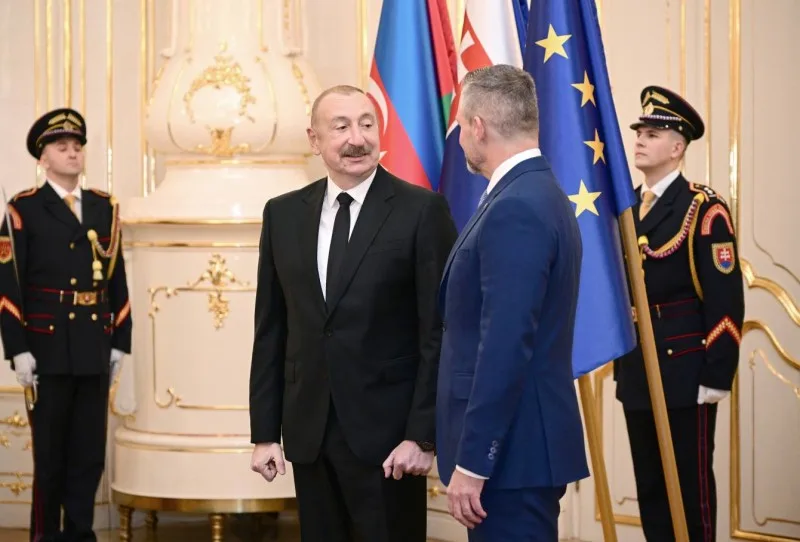 İlham Əliyev Slovakiya səfərindən PAYLAŞIM ETDİ - VİDEO