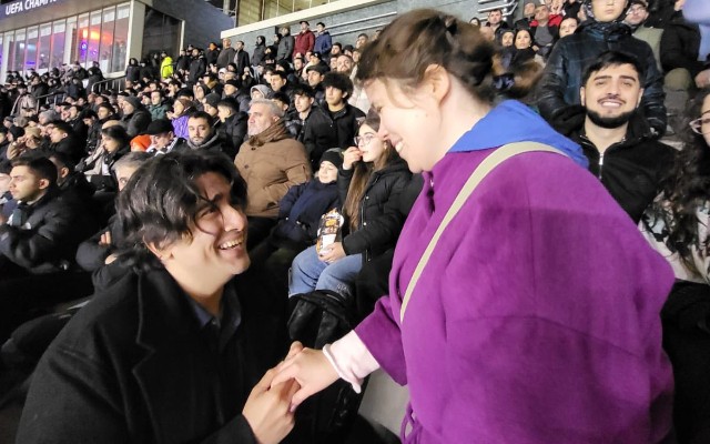 Qarabağ - Ayaks oyununda evlilik təklifi - VİDEO + FOTO