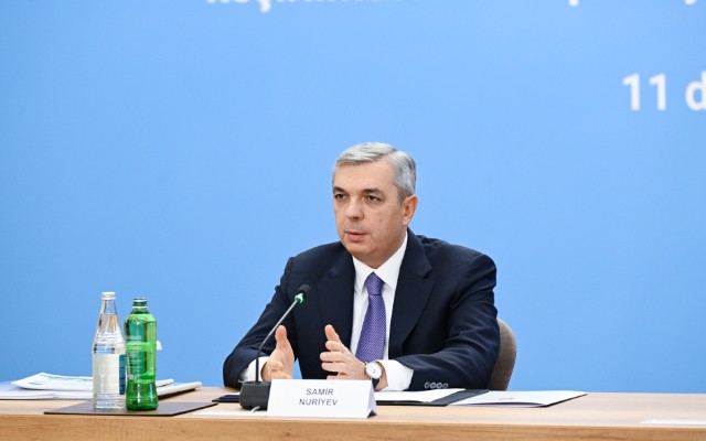 Samir Nuriyev hökumət üzvlərinə tapşırıqlar verdi - FOTOLAR