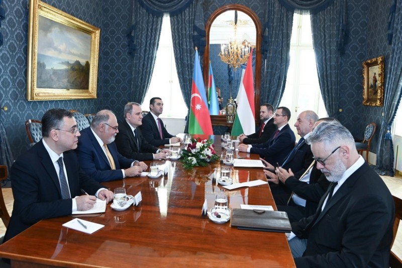 Ceyhun Bayramov Tamas Sulyokla görüşdü