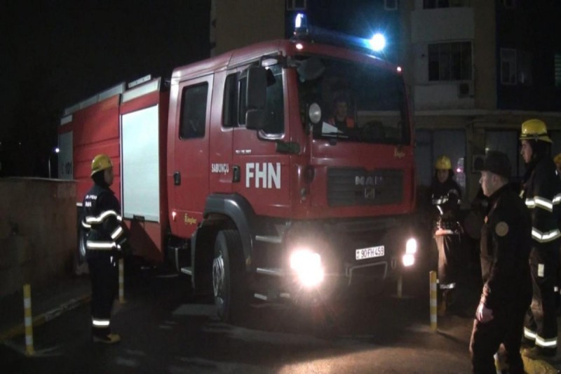 FHN Bakıda növbəti şərti yanğın təlimi keçirib
