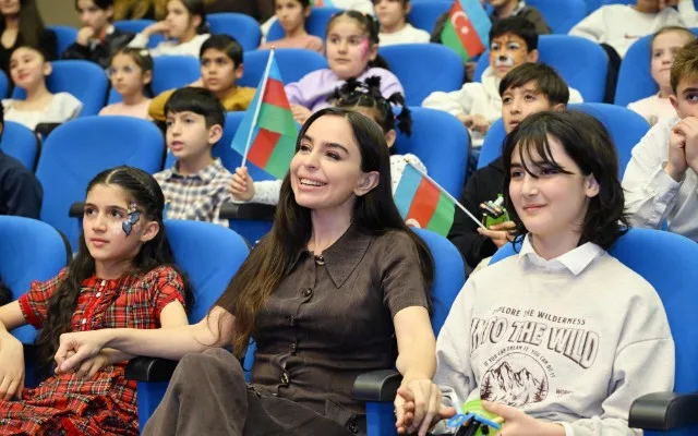 Leyla Əliyeva onlardan birinin arzusunu reallaşdıracaq - FOTOLAR