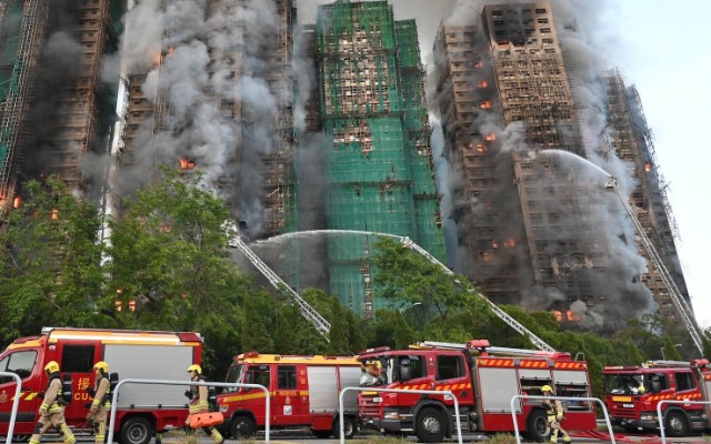 Honkonqdakı yanğında ölənlərin sayı 161-ə çatıb