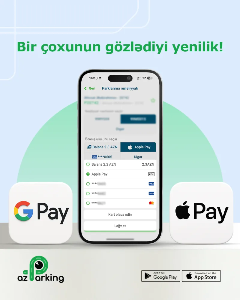 “AzParking”dən yenilik!