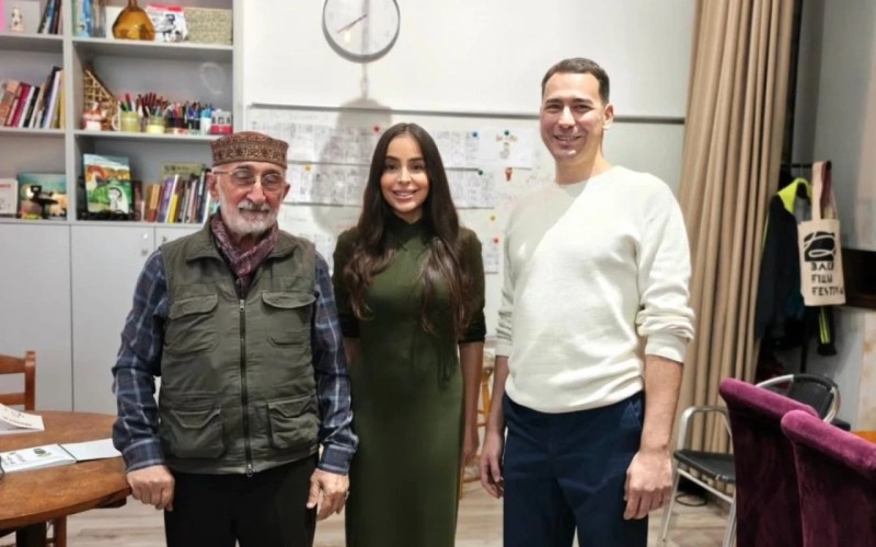 Leyla Əliyeva Animasiya Evindən paylaşım etdi