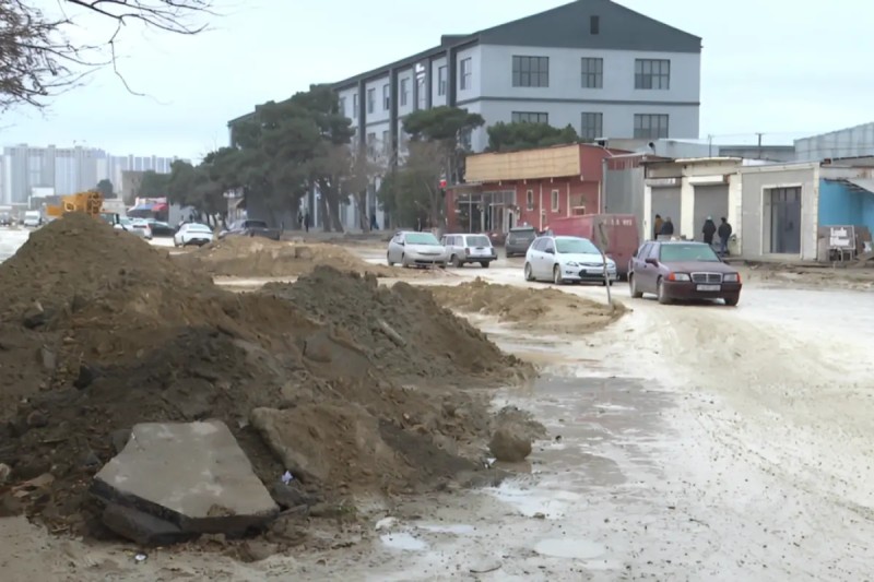 Ulduz stansiyası ətrafında yol təmiri nə vaxt bitəcək? - VİDEO