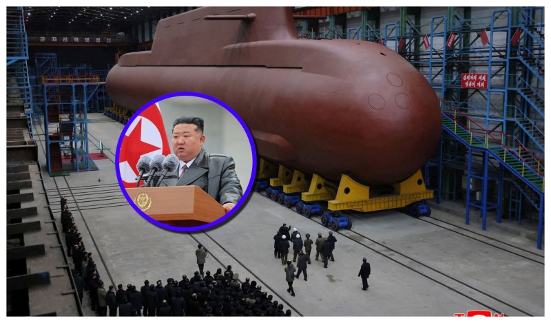 Şimali Koreyada ilk nüvə sualtı qayığı – GÖRÜNTÜ YAYILDI