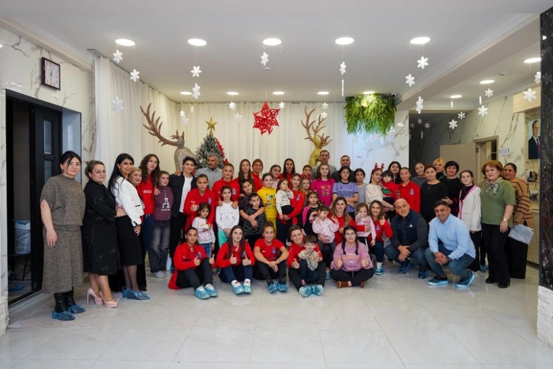 Azərbaycan millisinin üzvləri uşaq sığınacağını ziyarət ediblər