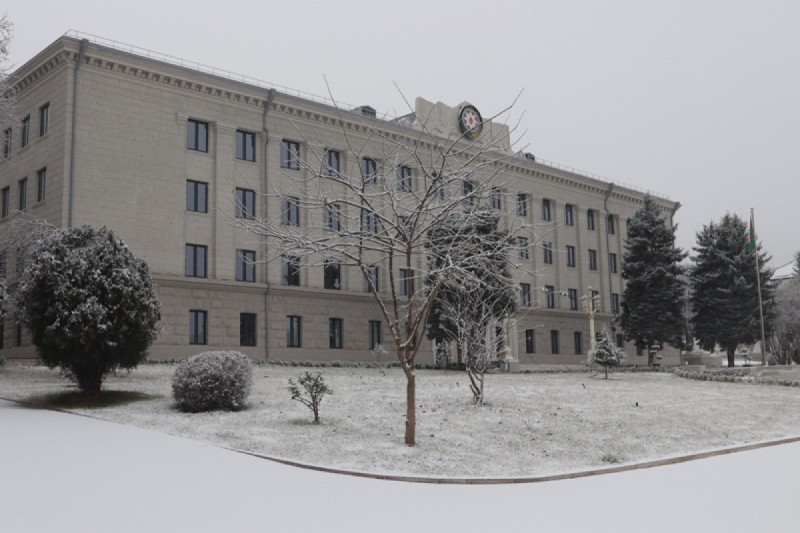 Xankəndiyə ilk qar yağıb - FOTOLENT