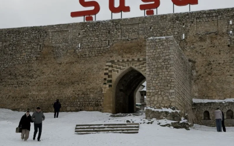 Şuşada İLK QAR - FOTOLAR