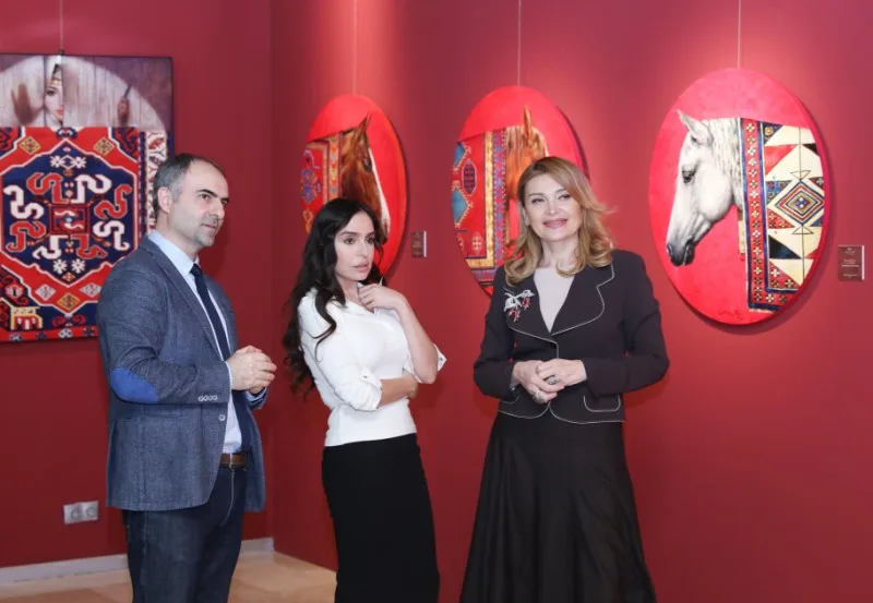 Leyla Əliyeva Azərbaycan Milli Xalça Muzeyini ziyarət edib - FOTOLAR