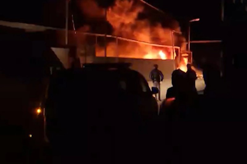 Türkan qəsəbəsində obyektdə YANĞIN OLUB