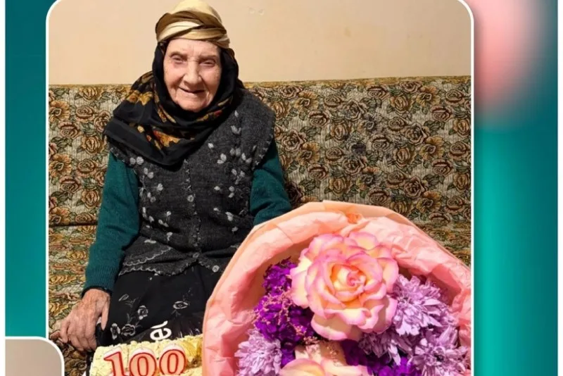 Gilə Novruzovanın 100 yaşı tamam oldu - FOTO