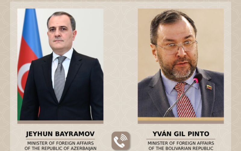 Ceyhun Bayramov Venesualının xarici işlər naziri ilə müzakirə apardı