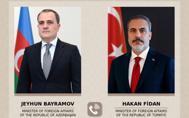 Ceyhun Bayramov Hakan Fidanla təhlükəsizlik vəziyyətini müzakirə etdi