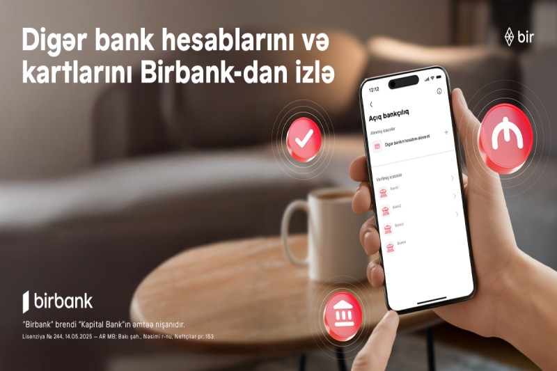 Rəqəmsal bankçılıqda yeni dövr: bütün bank əməliyyatlarınızı Birbank-da izləyin