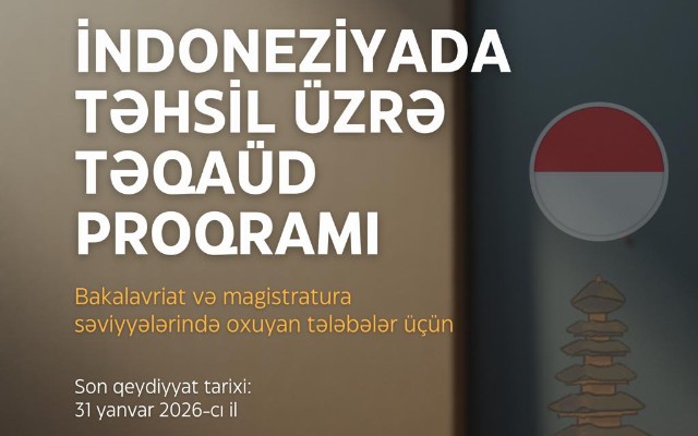 İndoneziyada təhsil almaq istəyənlərin NƏZƏRİNƏ