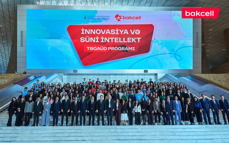 “Bakcell” və Gənclər Fondu “İnnovasiya və Süni İntellekt” üzrə təqaüd proqramını elan edir - FOTOLAR