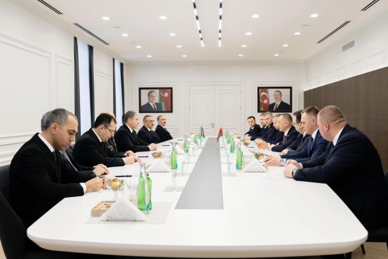 Vilayət Eyvazov belaruslu həmkarı ilə görüşdü - FOTO