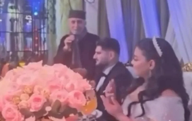 Alim Qasımov nəvəsinin toyunda rep dedi - Video
