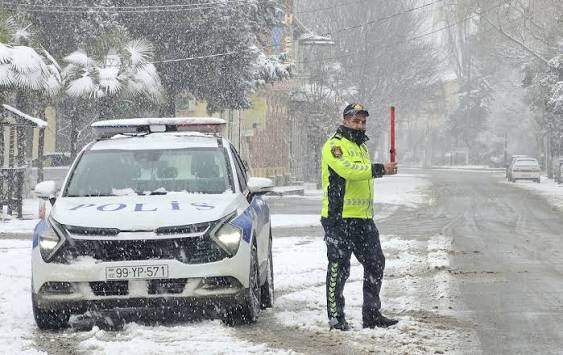 DYP-dən bölgələrə səfər edən sürücülərə xəbərdarlıq