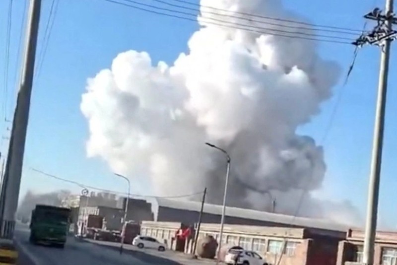 Çində partlayış - Ölənlər var