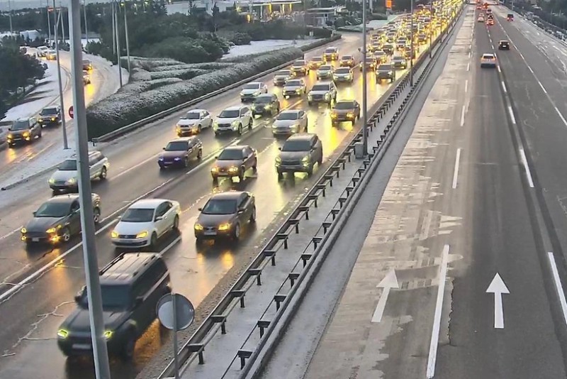 Bakının bu yolları buz bağladı - MƏLUMAT