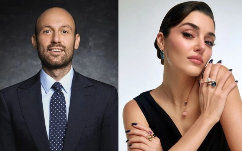 Sevgilisi Hande Erçeli seriala çəkir