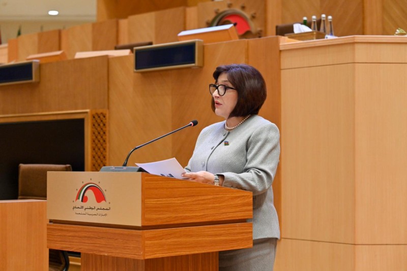 Sahibə Qafarova ADPA-da çıxış etdi