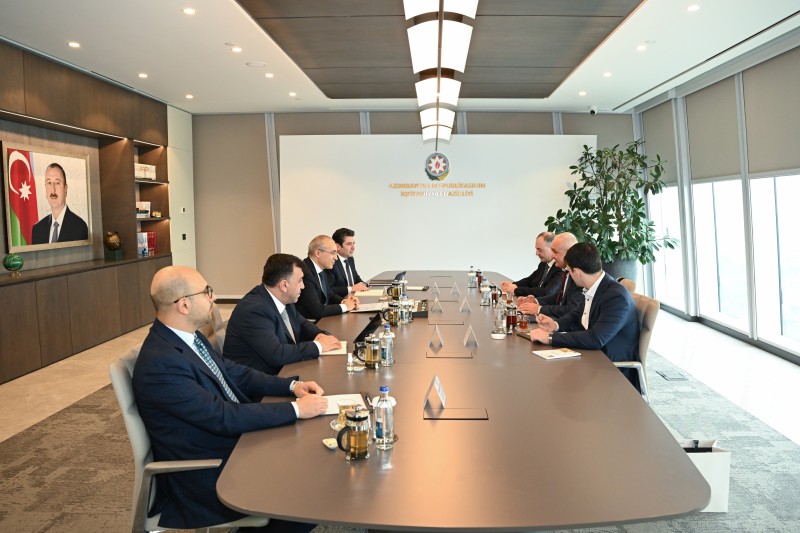 Mikayıl Cabbarov Sezar Çöçelli ilə görüşdü