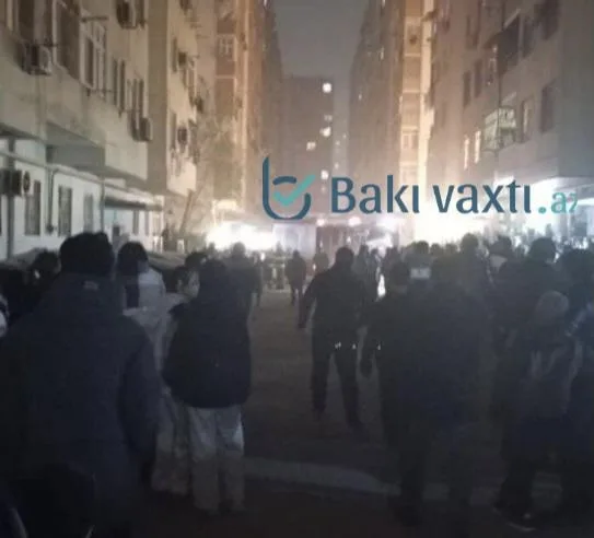 Abşeron Gənclər Şəhərciyində YANĞIN - YENİLƏNİB + FOTO/VİDEO
