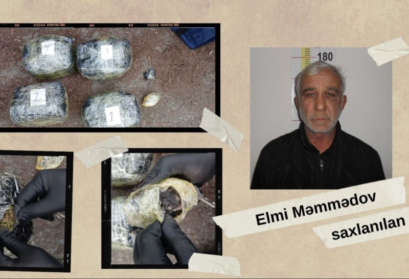 Keçmiş məhkumdan 4 kiloqramdan artıq narkotik vasitə aşkarlandı