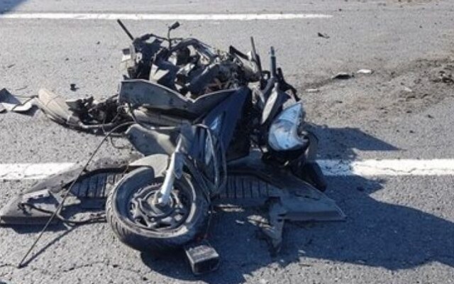 Mingəçevirdə avtomobil motosikletlə toqquşdu - Xəsarət alan var