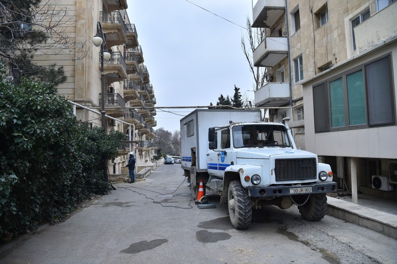 Bu küçədə su xətti yeniləndi - FOTO - VİDEO