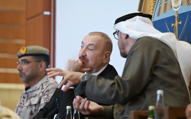 Prezidentin izlədiyi təlimdən VİDEO