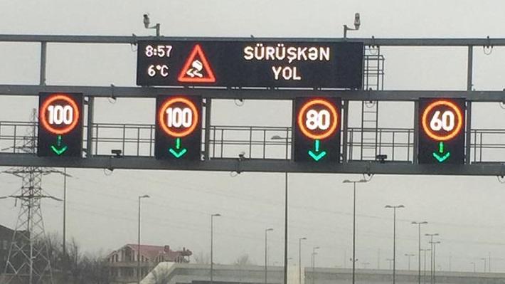 Bir sıra yollarda sürət həddi endirildi