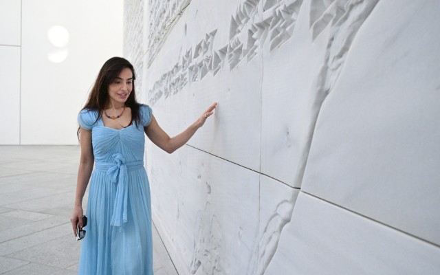 Leyla Əliyeva Luvr Əbu-Dabi muzeyində - FOTOLAR