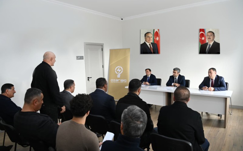 “Azərişıq” Xankəndində sahibkarlarla görüş keçirdi - FOTOLAR