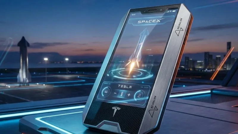 İlon Mask smartfon bazarına daxil olur: "Tesla Phone"...