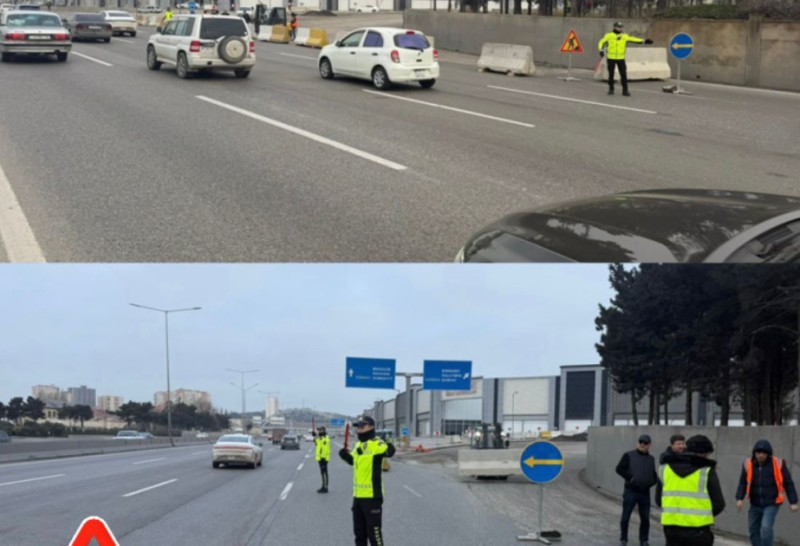 Bakı-Sumqayıt yolunda hərəkət DAYANDI