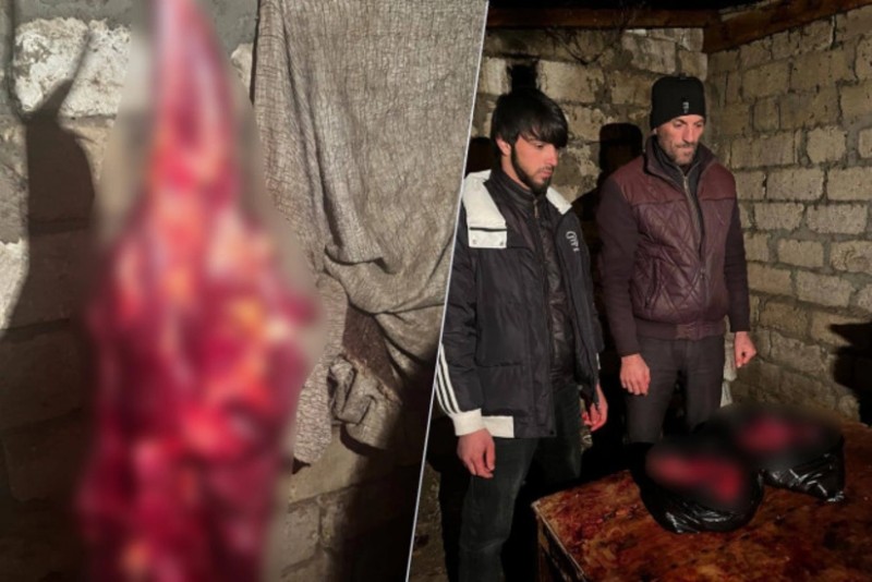 Yararsız at ətinin satışa çıxarılmasının qarşısı alındı - FOTO