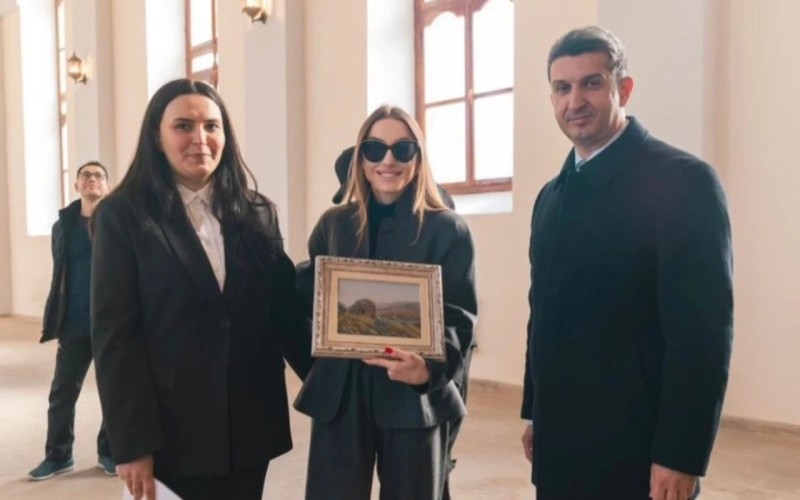 Əliyevalar Müqəddəs İohann lüteran kilsəsində - FOTOLAR