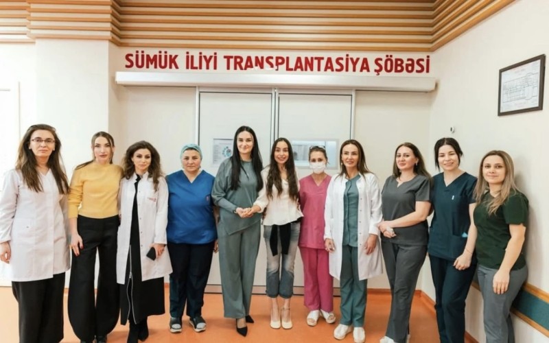 Alyona Əliyeva Talassemiya Mərkəzindən paylaşım edib