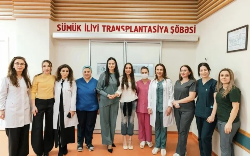 Alyona Əliyeva Talassemiya Mərkəzindən paylaşım edib