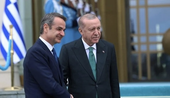 Miçotakis Türkiyədə: Ərdoğanla görüşdü...