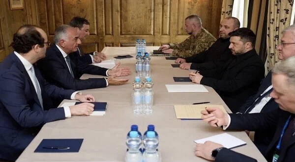 Zelenski Rza Pəhləvi ilə görüşdü - VİDEO